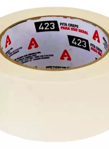 Rolo Fita Adesiva Crepe Uso Geral Larga 48mm X 50m